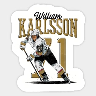 William Karlsson Vegas Number Sticker